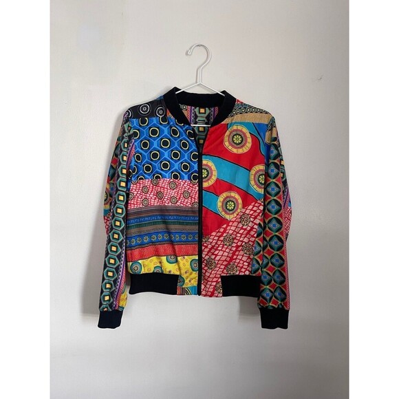Alice + Olivia Lonnie Reversible Bomber Medium - Picture 1 of 10
